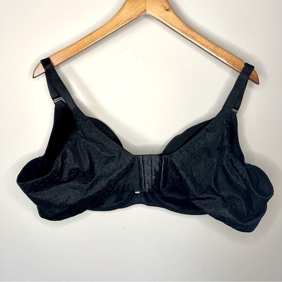 Torrid Black Simply Spacer Lightly Lined Lace 360° Back Smoothing Bra 48 D - Picture 3 of 9